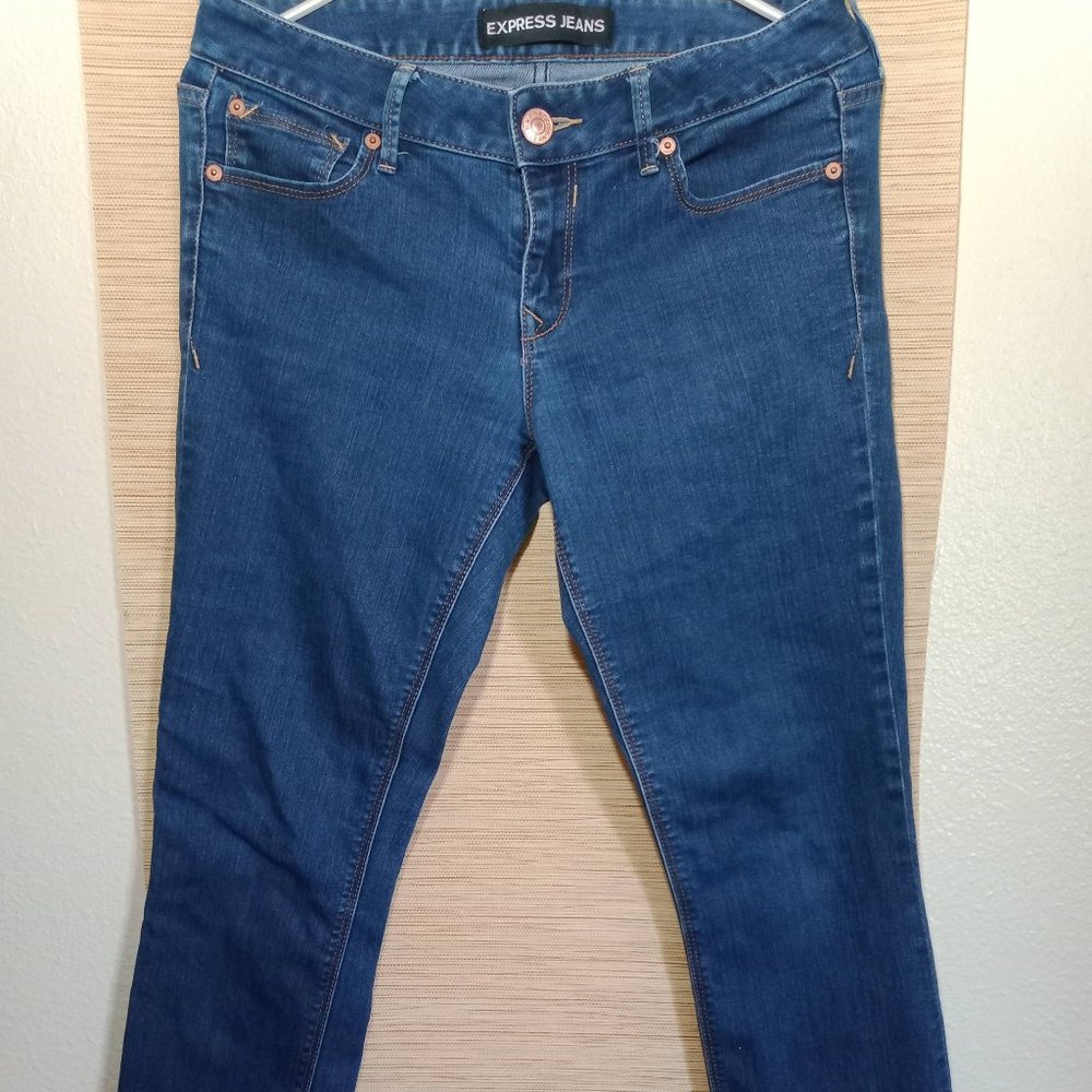 Express ankle skinny jeans